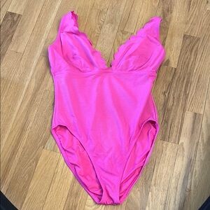 Kate Spade Scalloped one piece